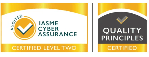 IASME Cyber Assurance Level 2 with Quality Principles certified